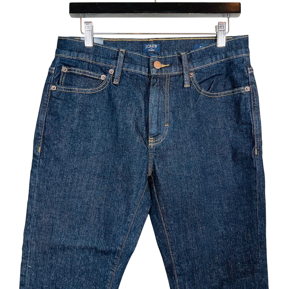 NEW! J Crew Signature Flex Slim JEans Black Casual Denim - 30 x 30